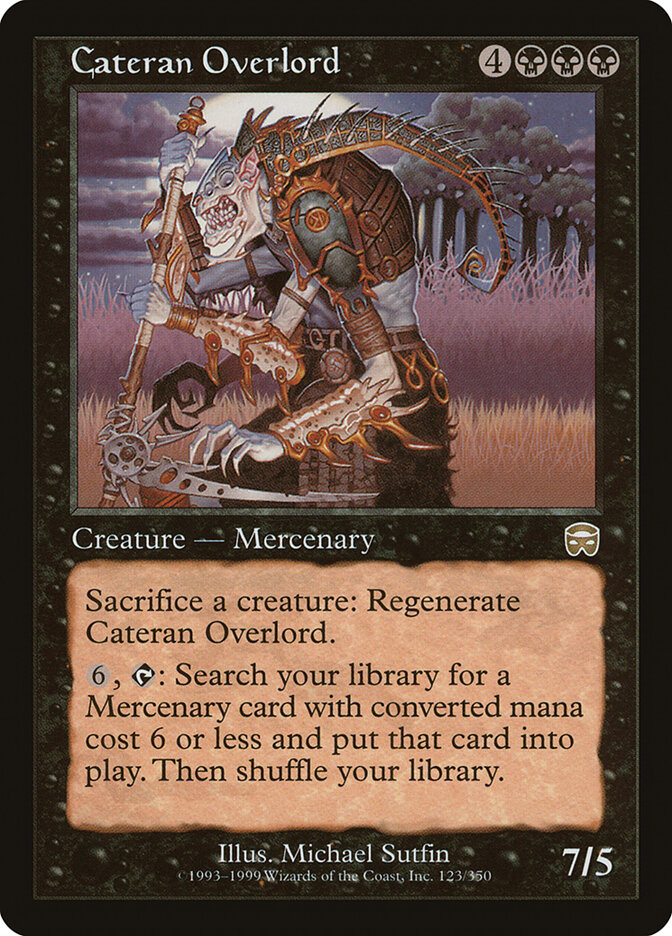 Cateran Overlord card front