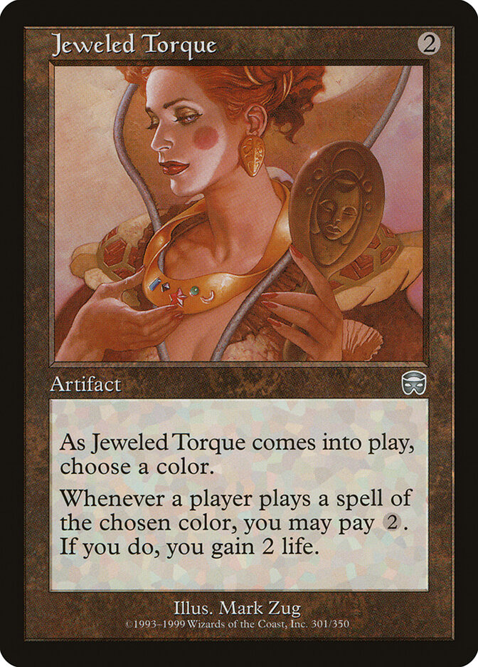 Jeweled Torque card front