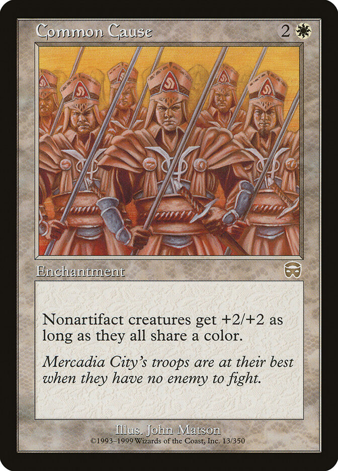 Common Cause card front
