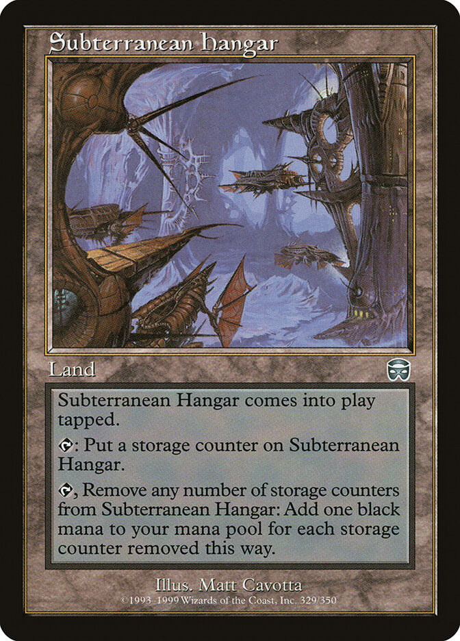 Subterranean Hangar card front
