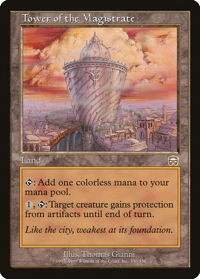 Tower of the Magistrate card front