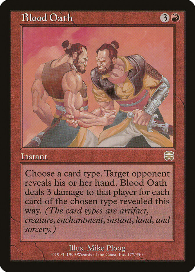 Blood Oath card front