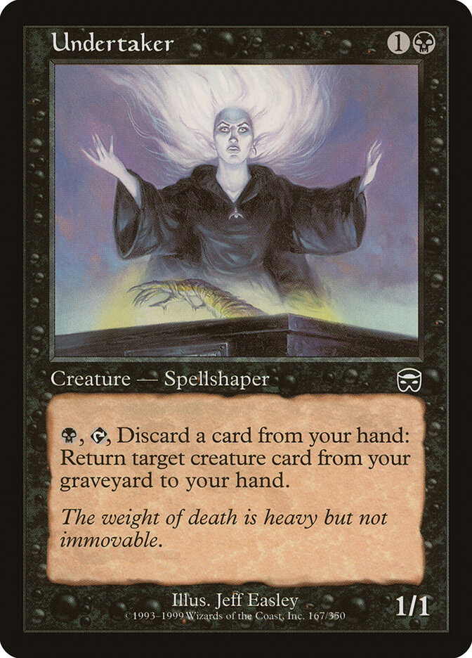 Undertaker card front