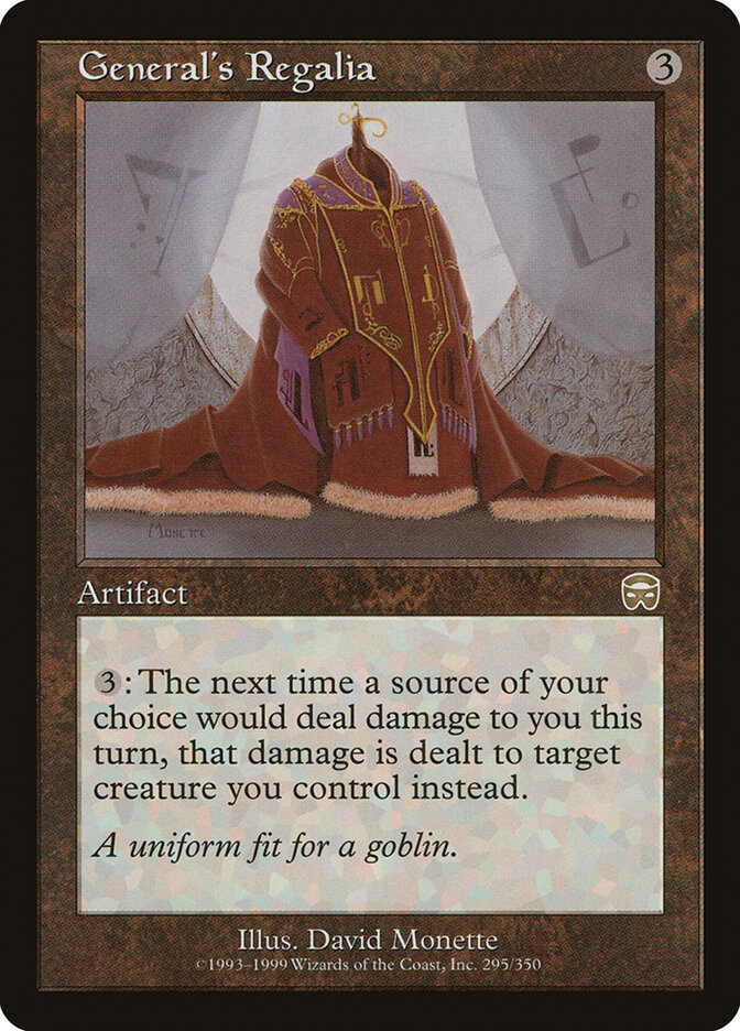 General's Regalia card front