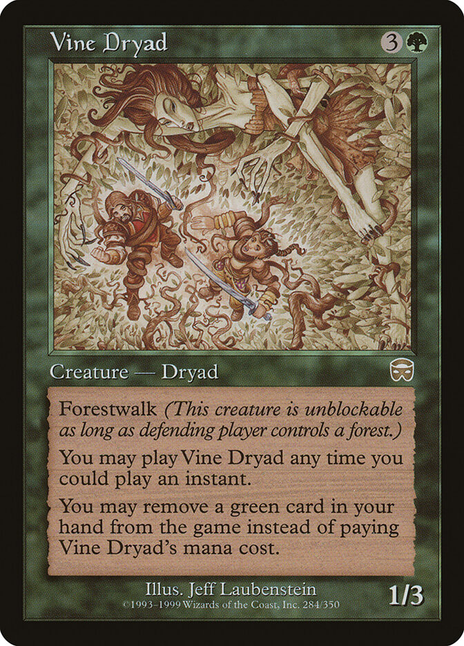 Vine Dryad card front