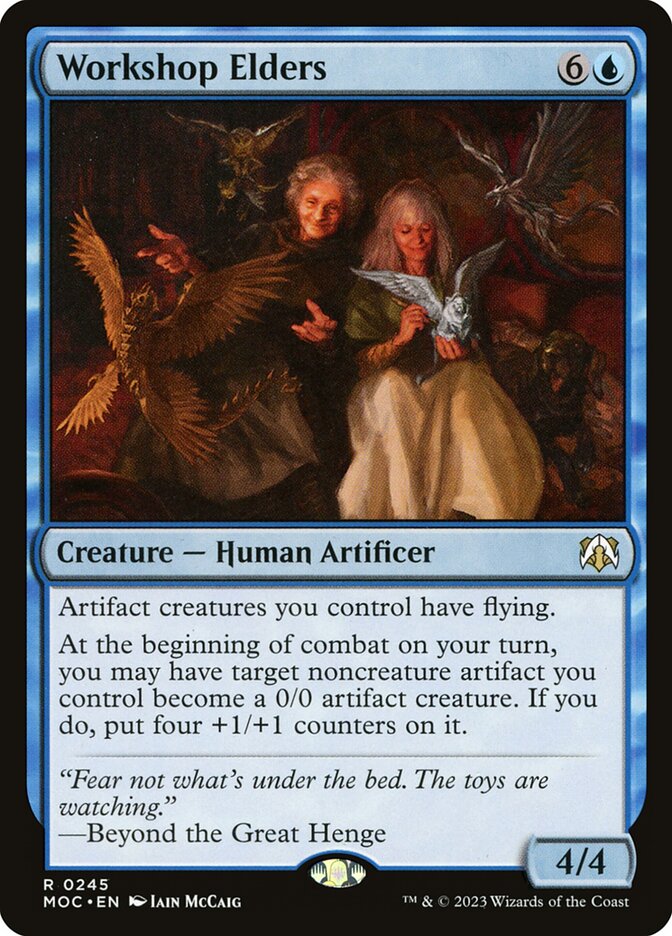 Workshop Elders card front