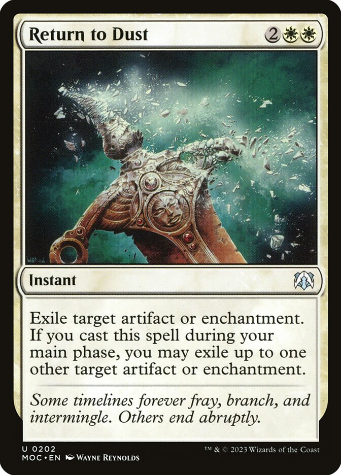 Return to Dust card front