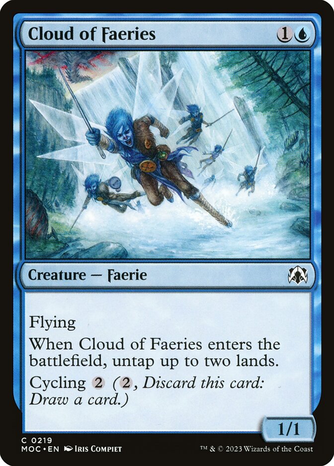 Cloud of Faeries card front