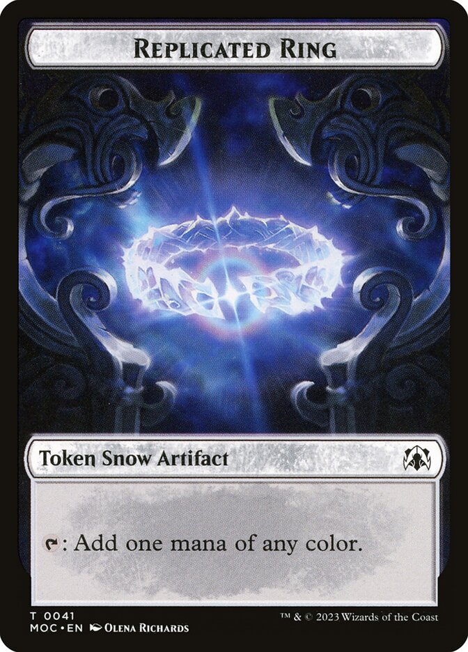 Replicated Ring card front