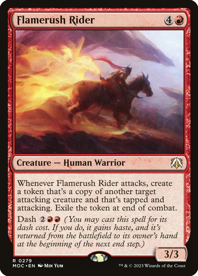 Flamerush Rider card front