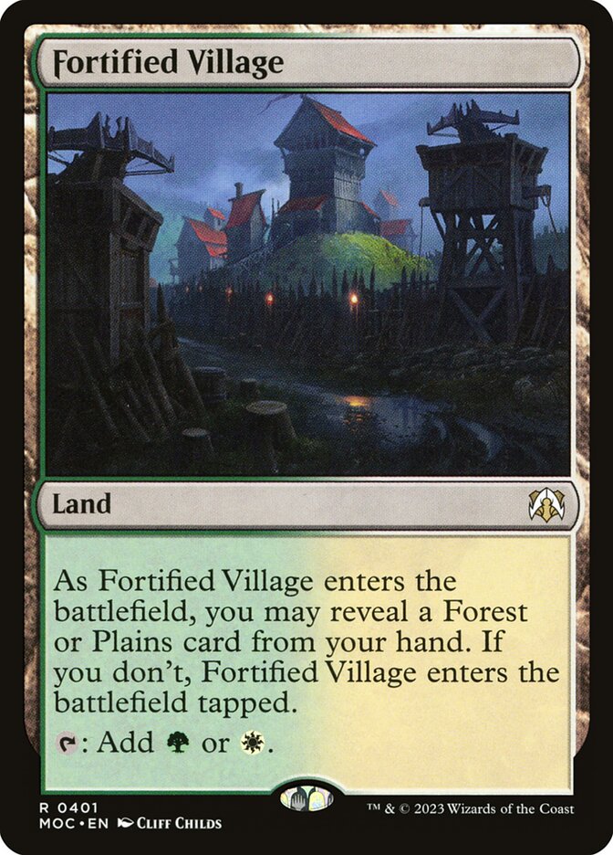 Fortified Village card front