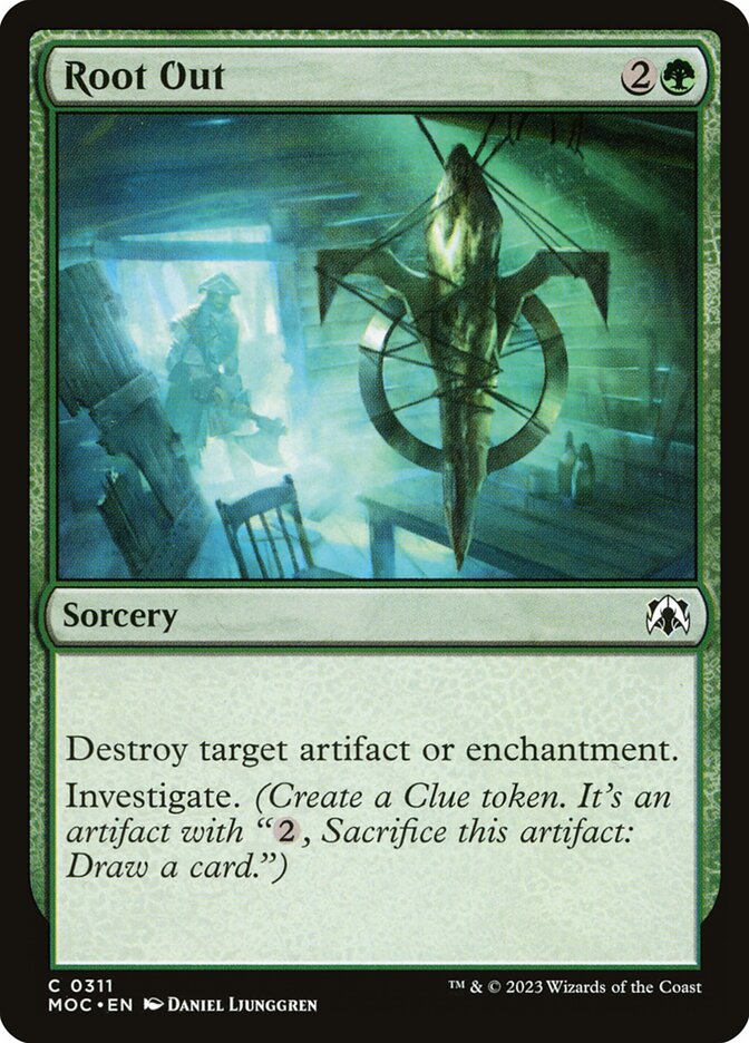 Root Out card front