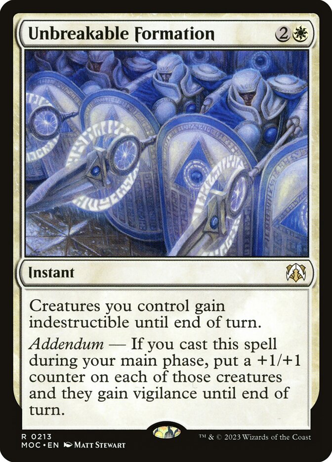 Unbreakable Formation card front