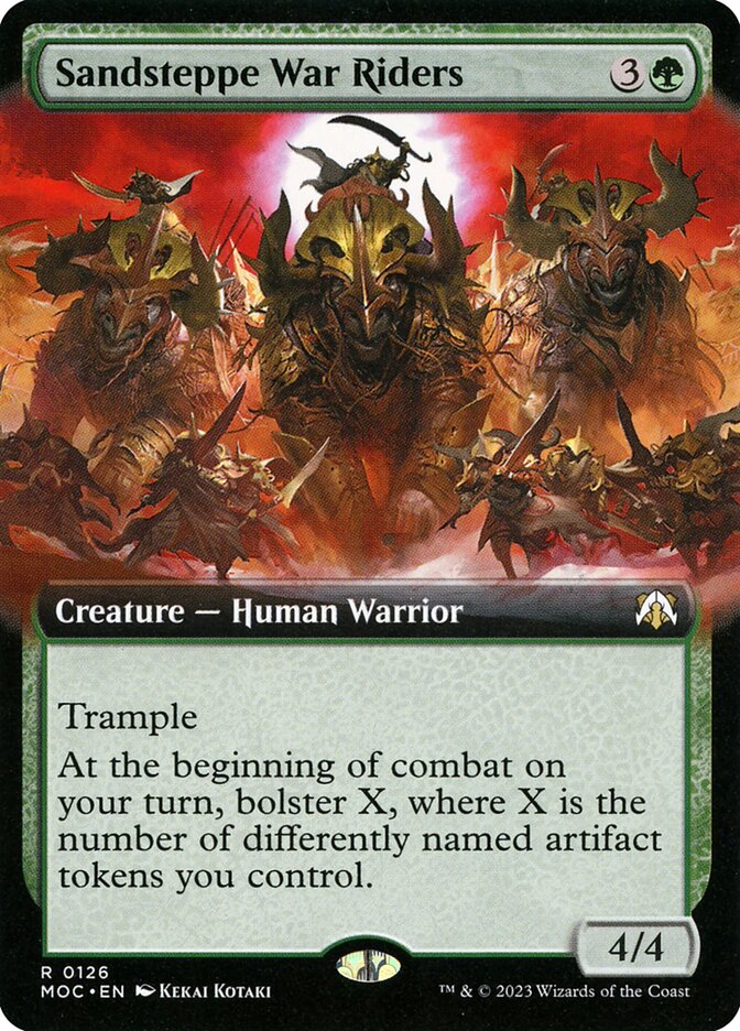 Sandsteppe War Riders card front
