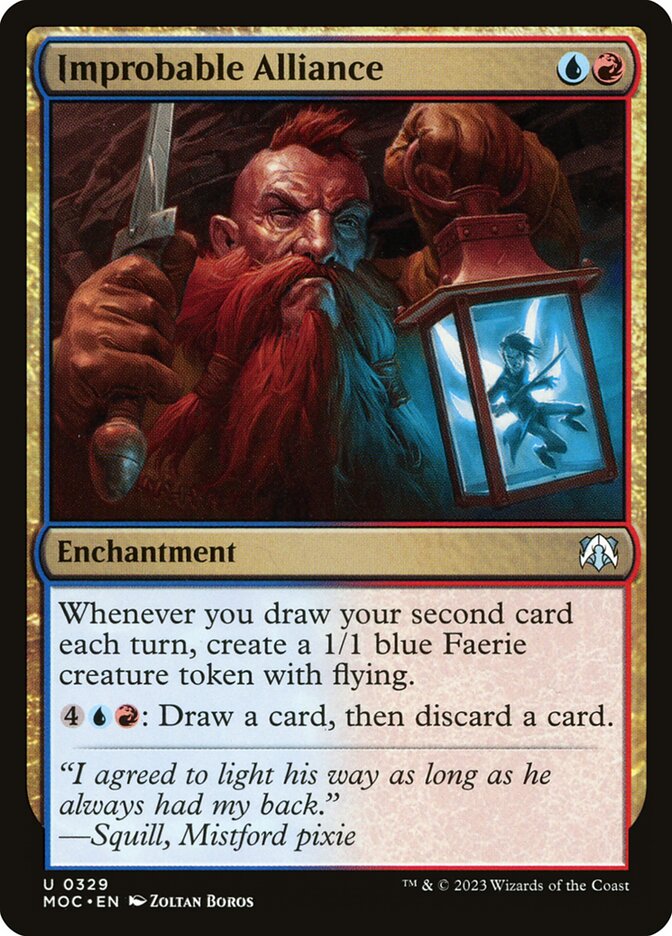 Improbable Alliance card front