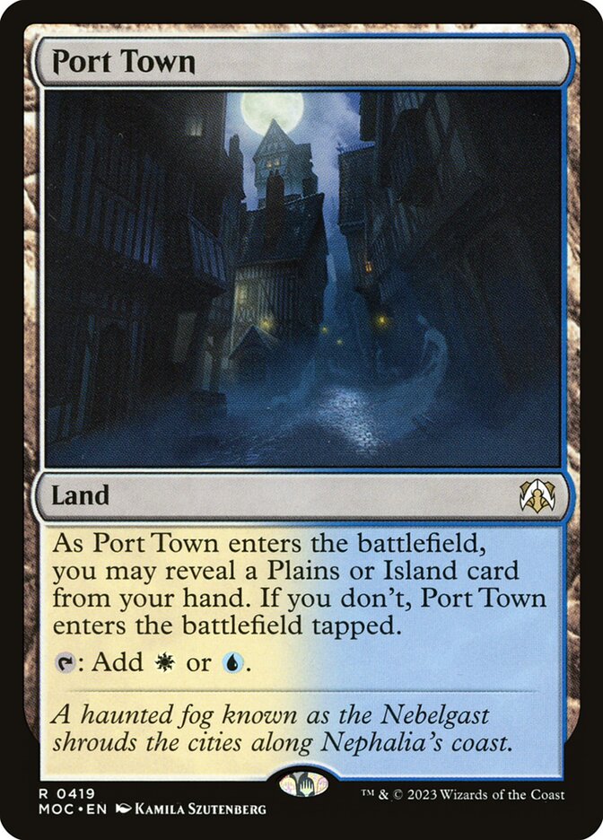 Port Town card front