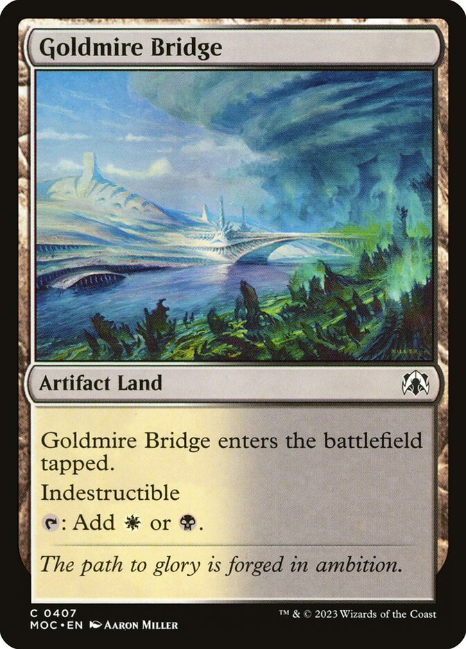 Goldmire Bridge card front