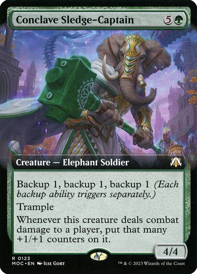 Conclave Sledge-Captain card front