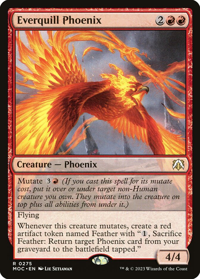 Everquill Phoenix card front