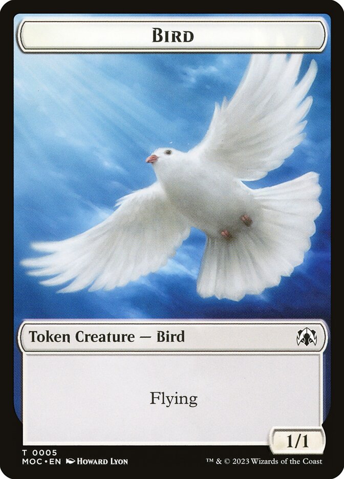 Bird card front