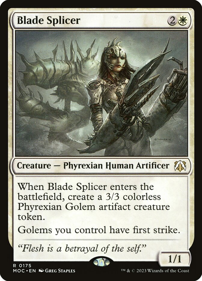 Blade Splicer card front