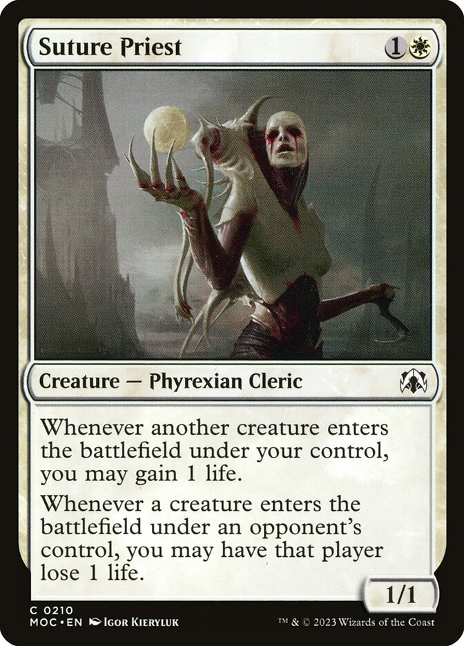 Suture Priest card front