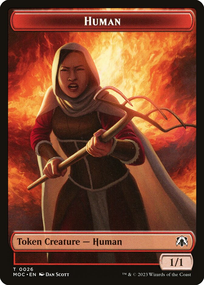 Human card front