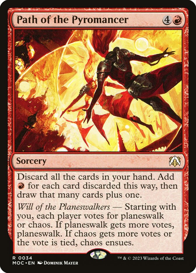 Path of the Pyromancer card front