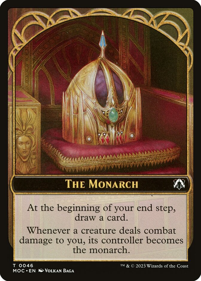 The Monarch card front