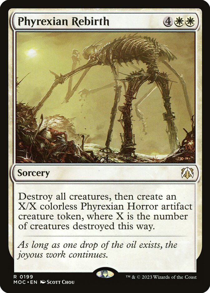 Phyrexian Rebirth card front