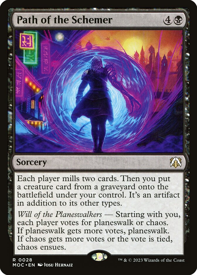 Path of the Schemer card front
