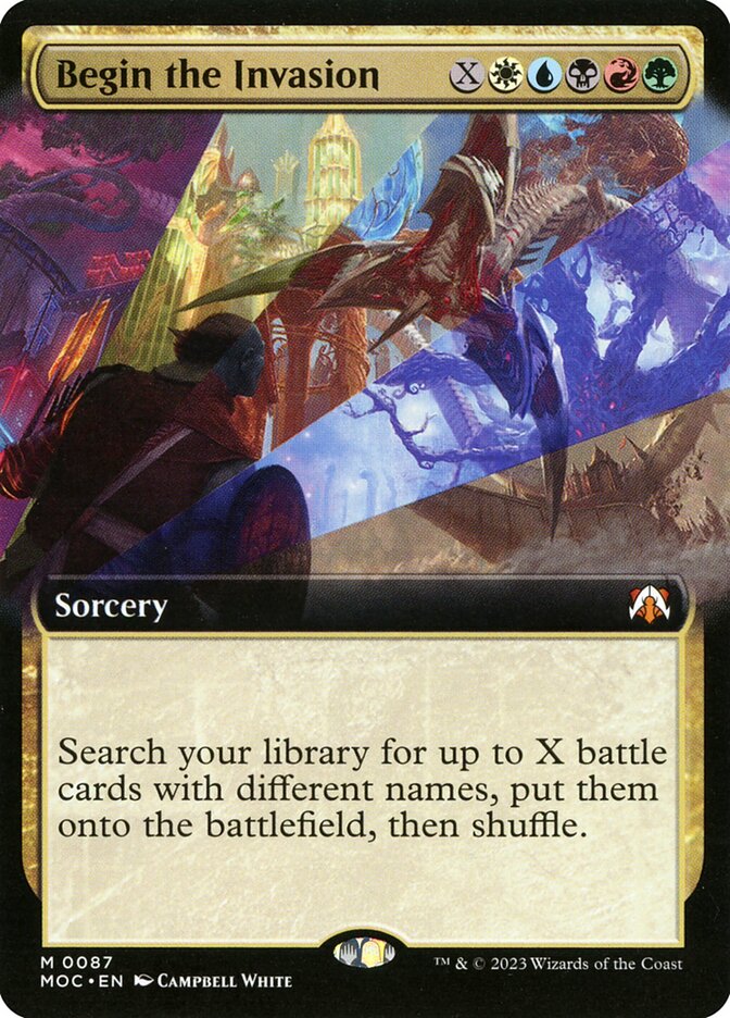 Begin the Invasion card front