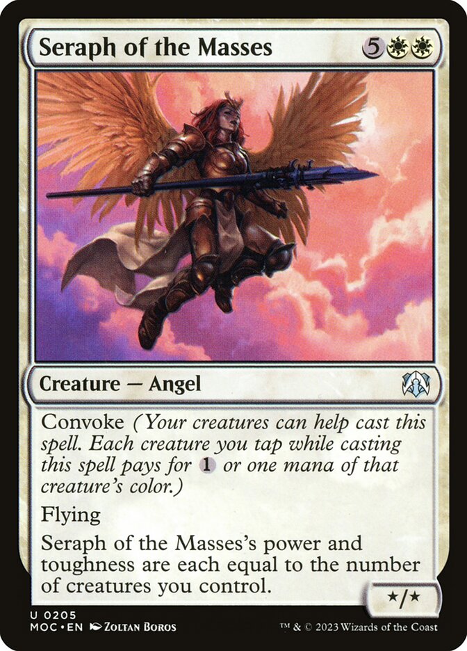 Seraph of the Masses card front