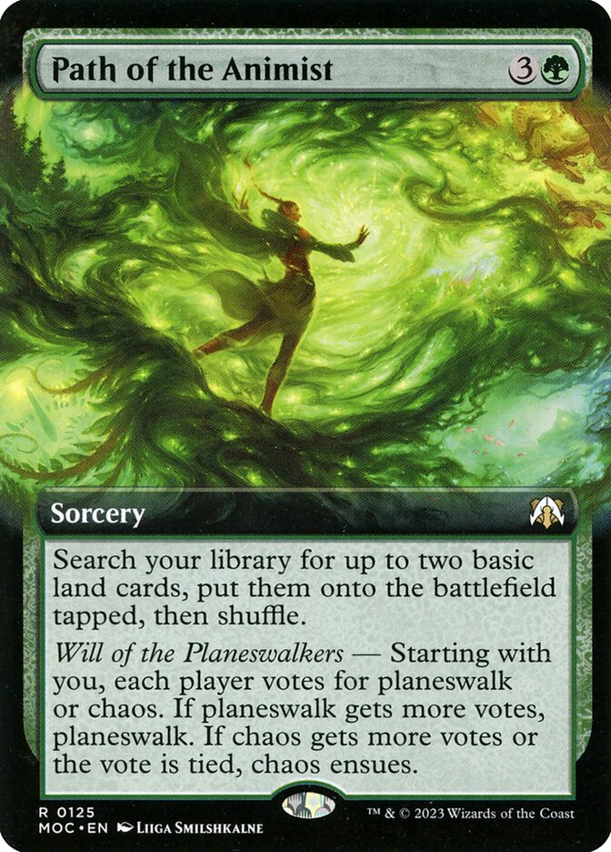 Path of the Animist card front