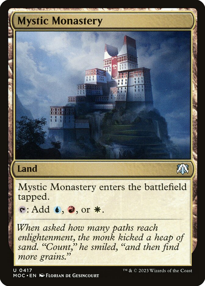Mystic Monastery card front