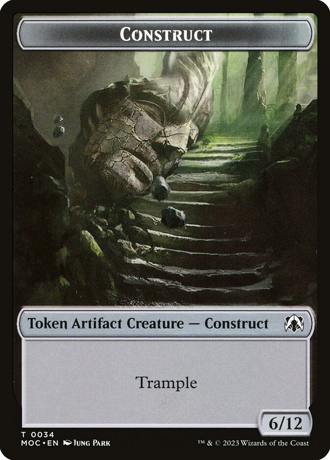 Construct card front