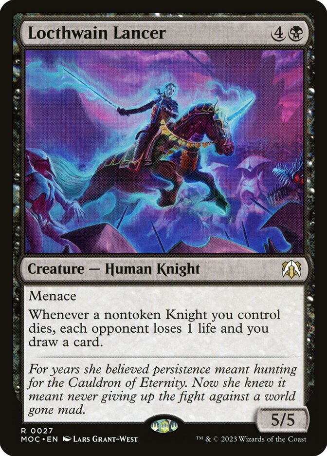 Locthwain Lancer card front