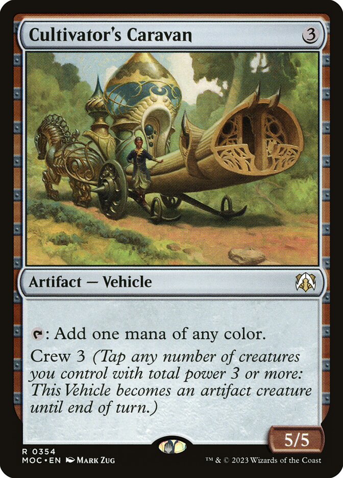 Cultivator's Caravan card front