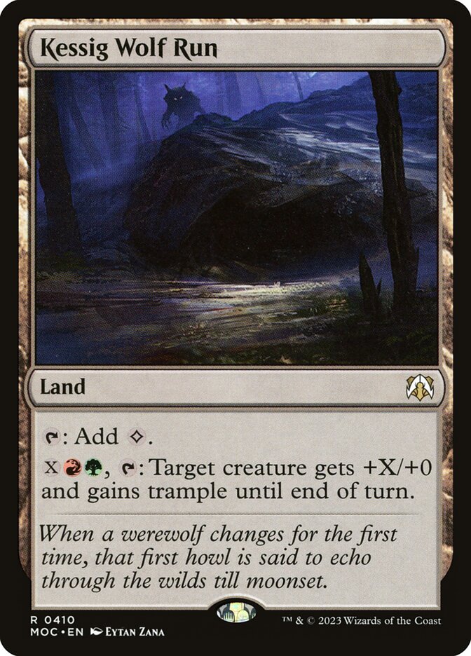 Kessig Wolf Run card front