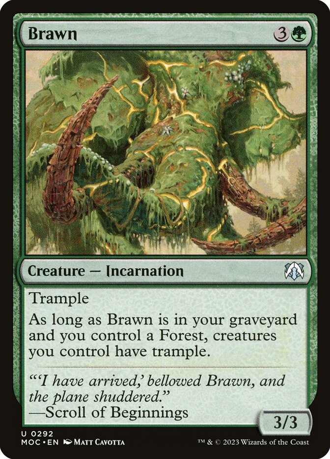 Brawn card front