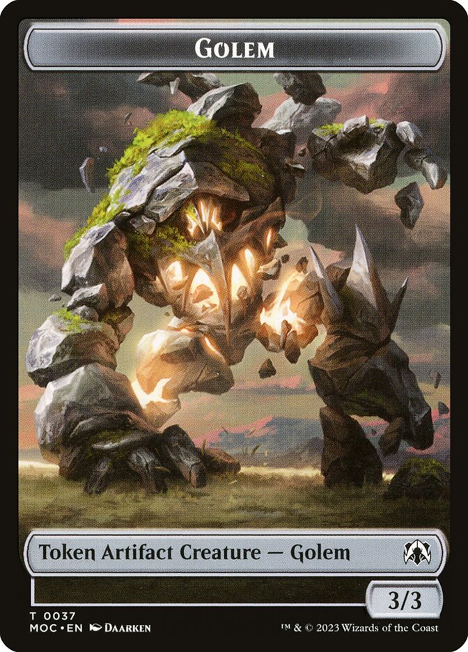 Golem card front