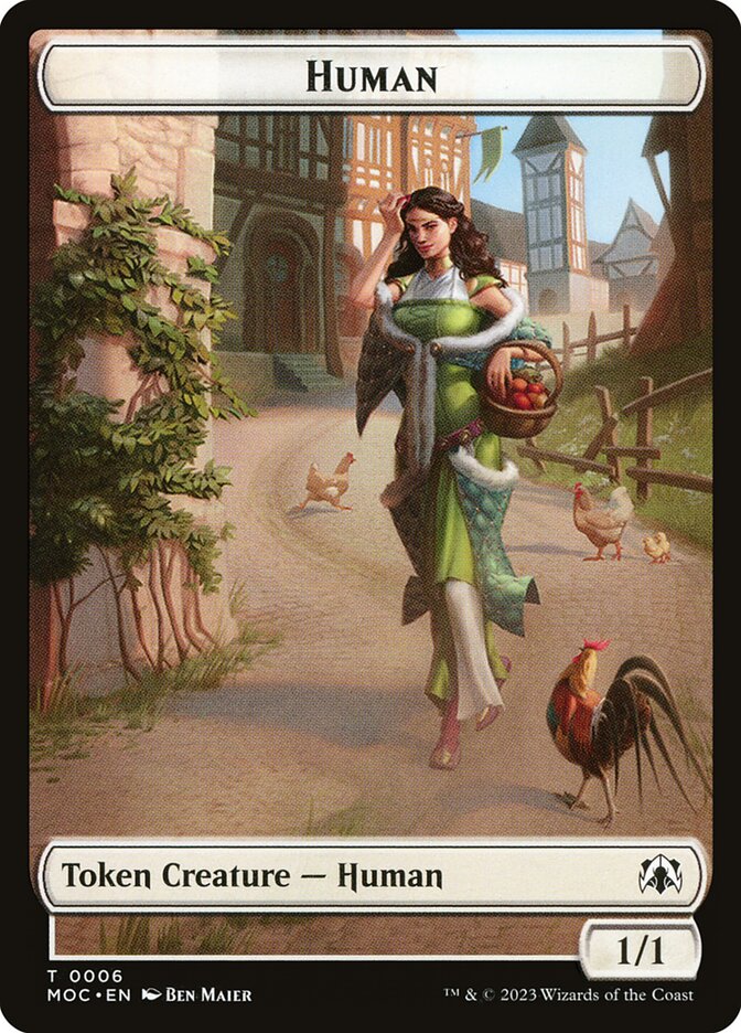 Human card front
