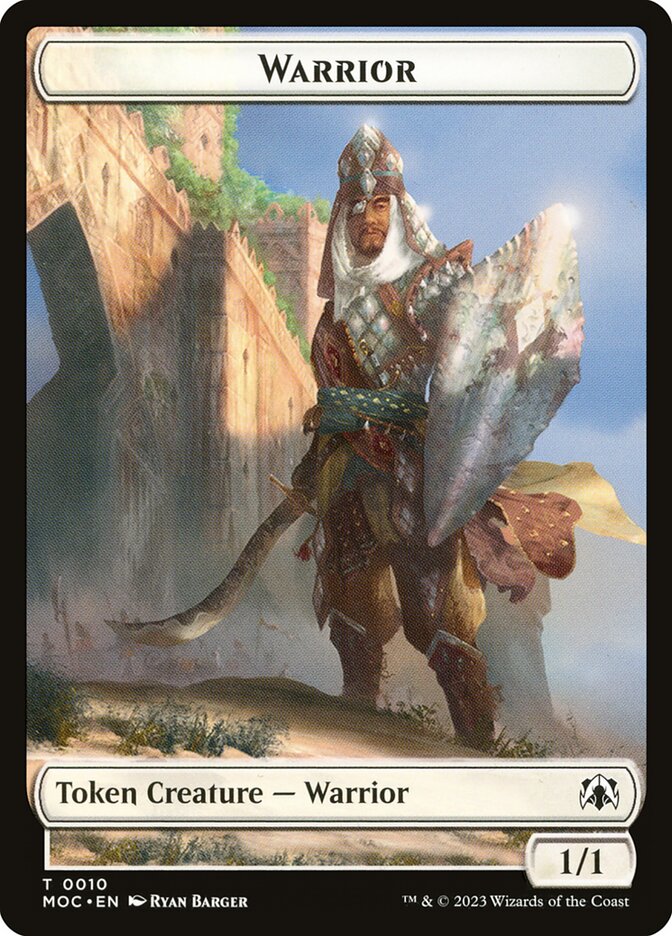 Warrior card front