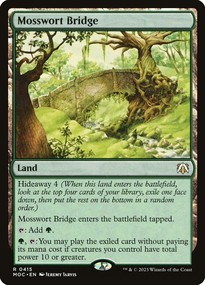Mosswort Bridge card front