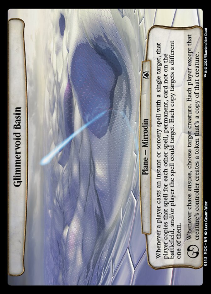 Glimmervoid Basin card front