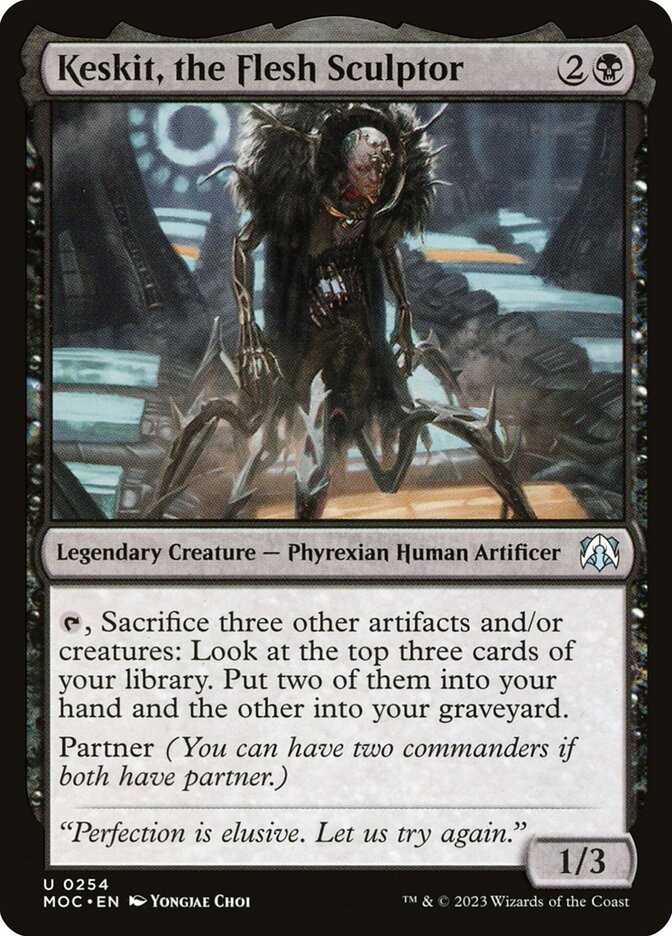 Keskit, the Flesh Sculptor card front