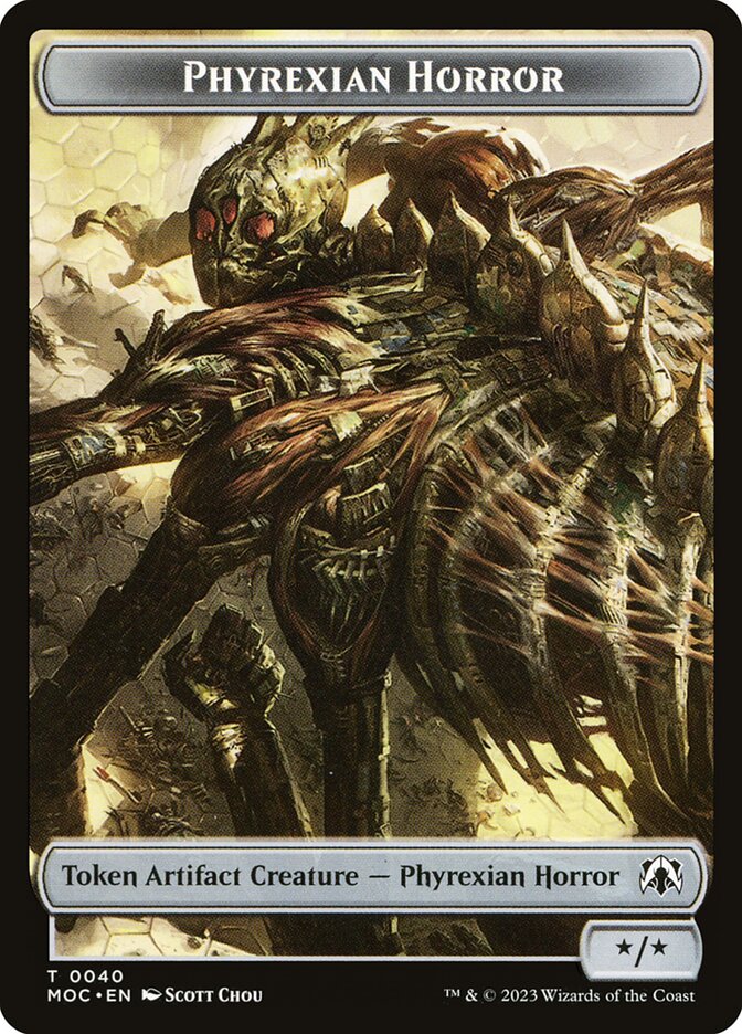 Phyrexian Horror card front