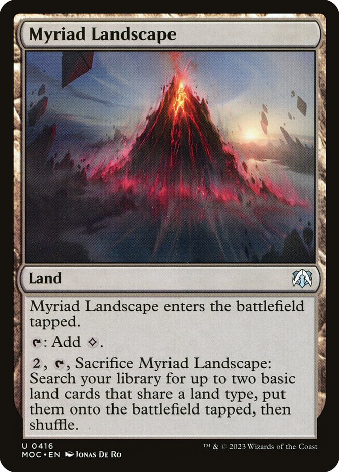 Myriad Landscape card front