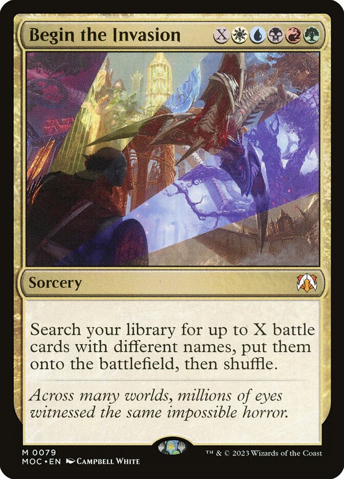 Begin the Invasion card front
