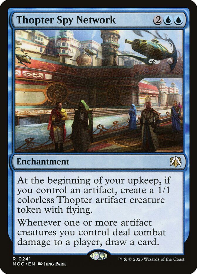 Thopter Spy Network card front